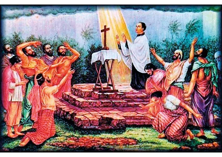 මහනුවර නියගය අවසන් කරමින් යාච්ඤා කර වර්ෂාව ලබා දීම