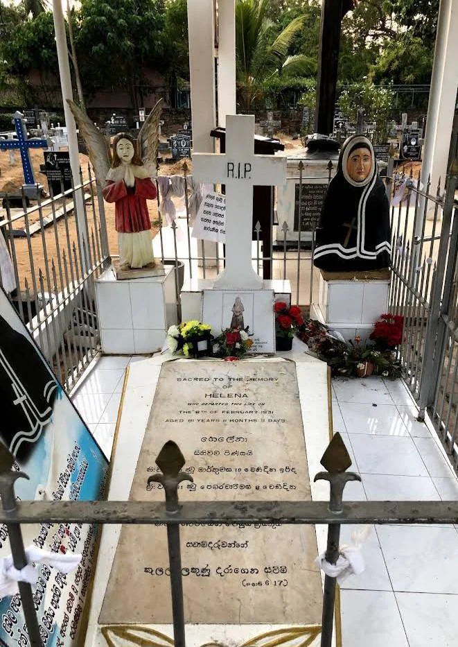 දේව සේවිකා ගෝනවිල සිස්ටර් හෙලේනා තුමිය මිහිදන් කර ඇති ස්ථානය - 1 රූපය