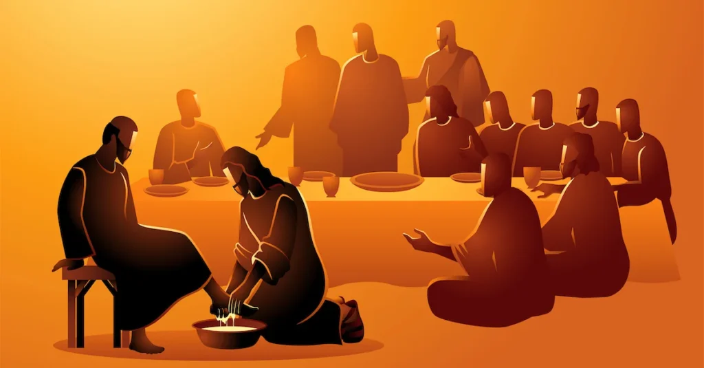 මහා බ්රහස්පතින්දා ක්රිස්තුස් වහන්සේ ගෝලයන්ගේ පාද දෝවනය කිරීම